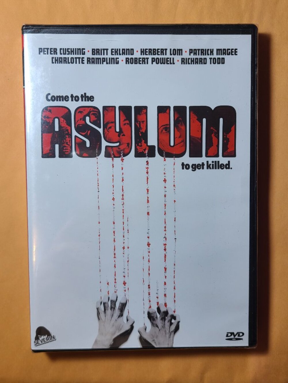 Asylum DVD - Horror Anthology Amicus Roy Ward Baker Peter Cushing Severin Brit